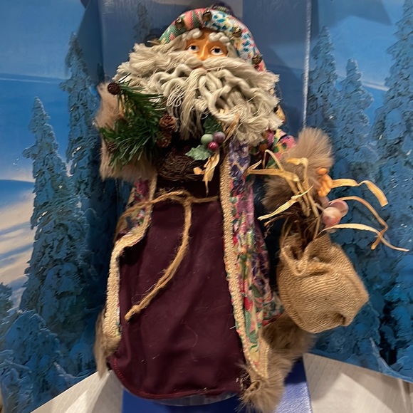 Vtg Old World Santa Limited Edition Handcrafted Tree Topper Collectible 16” Tall - Picture 2 of 13